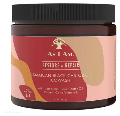 Produktbild von As I Am Jamaican Schwarzes Rizinusöl Cowash 454 g