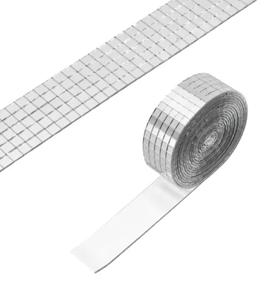 Spiegel-Mosaikfliesen 2500 Stück 5x5 mm Silber DIY