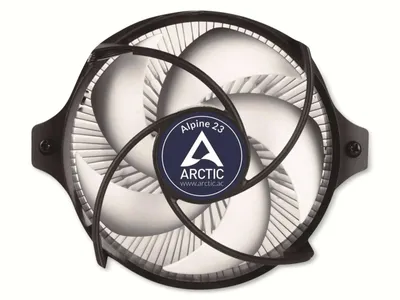 Produktbild von ARCTIC Alpine 23 - Compact AMD CPU-Cooler, Luftkühlung, 9 cm, 100 RPM, 2000 RPM, 0,3 Sone, Aluminium, Schwarz