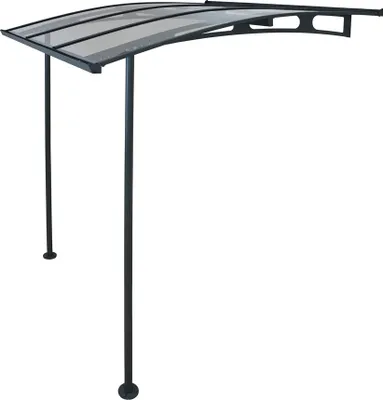 Produktbild von Palram - Canopia Vordach Vega 2000 | Anthrazit | 200x200x261 cm