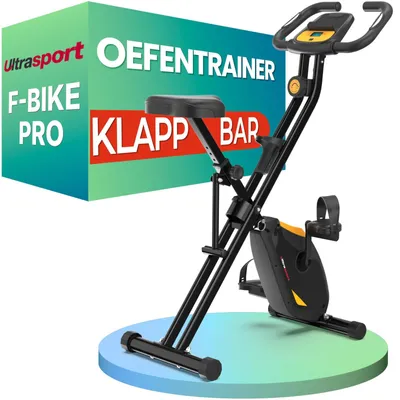 Immagine prodotto di Cyclette pieghevole - 150 kg - 16 livelli di resistenza - Nero