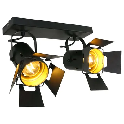 Immagine prodotto di Mexlite - faretto - Carree - nero - metallo - faretto a superficie - E27 - 7997ZW
