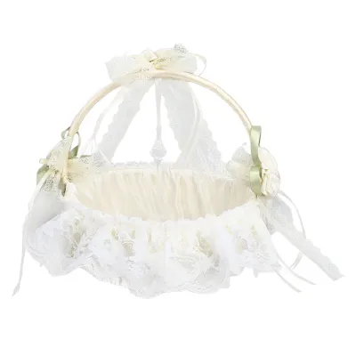 Produktbild von Hochzeit Weiß Blume Korb,Hochzeit Blumenmädchen Korb,Romantische Blume Korb,Blumenmädchen Korb,Hochzeit Blume Korb,Hochzeit Korb