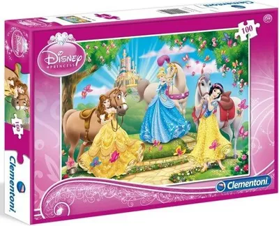 Produktbild von Clementoni Princess, 100 Stück(e), Cartoons, 6 Jahr(e)