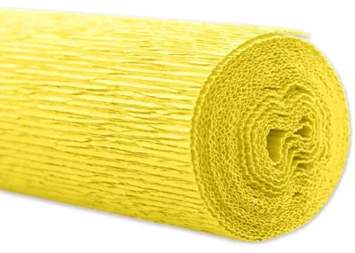 Produktbild von Gärtnerkrepp 50x250cm 128g/qm hellgelb