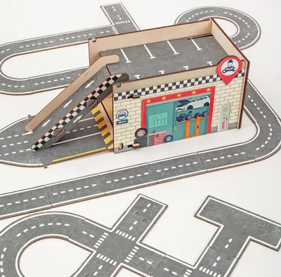 Produktbild von Vemkel Puzzle Straße und Garage