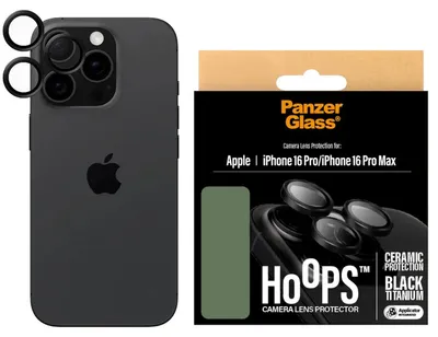Immagine prodotto di PanzerGlass® Hoops® Ceramic Camera Lens Protector iPhone 16 Pro | 16 Pro Max