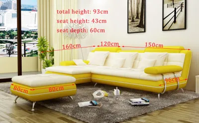 Produktbild von Garnitur L Form Exclusive Wohnzimmer Couch Poster Couchen Sofa Wohnlandschaft