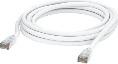 Produktbild von Ubiquiti UACC-CABLE-PATCH-OUTDOOR-5M-W, 5 m, Cat5e, S/UTP (STP), RJ-45, RJ-45, Weiß