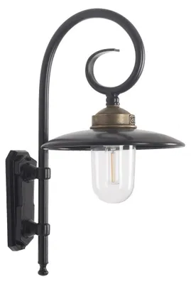 Productafbeelding van Zwarte muurlamp Orly