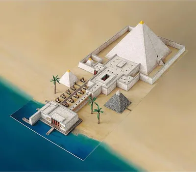 Produktbild von Schreiber-Bogen Kartonmodellbau Pyramide mit Taltempel