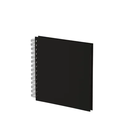 Produktbild von Rössler 1329452705, Schwarz, 60 Blätter, Spiralbindung, 210 mm, 195 mm, 2,8 cm