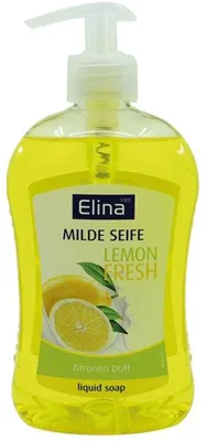 Produktbild von ELINA Seife flüssig 500ml Lemon Fresh mit Spender