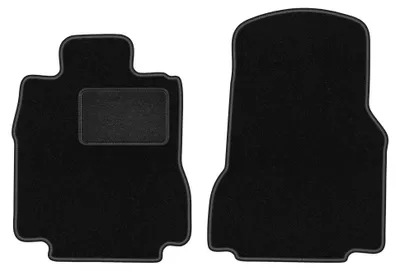 Produktbild von Velours-Fußmatten Vorne für Mercedes A W168 1997-2005 (Schrägheck) – 2-tlg, Schwarz, passgenau – Wielganizator LUX