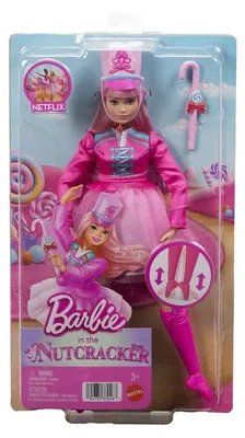 Immagine prodotto di Bambola Manichino Barbie Ballerina Daisy, personaggio di "Lo Schiaccianoci". Piedi articolati. Adatta a bambini dai 3 anni in su. Prodotto da Mattel