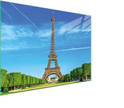Produktbild von Schneidebrett Herdabdeckplatte Multiglasschneidplatte 30x22 cm Eiffelturm Landschaft