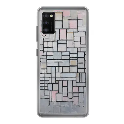 Produktbild von MuchoWow® Handyhülle Schutzhülle Hülle für Samsung Galaxy A41 Komposition 6 - Piet Mondrian Silikon Softcase Handy Hülle - Mobiltelefon