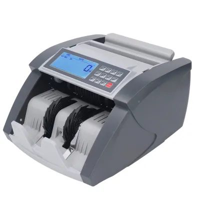 Zdjęcie produktu dla Maszyna do liczenia pieniędzy Wyświetlacz LCD Licznik banknotów z wykrywaniem fałszerstw UV MG IR MT DD Wtyczka UE 220V 50HZ