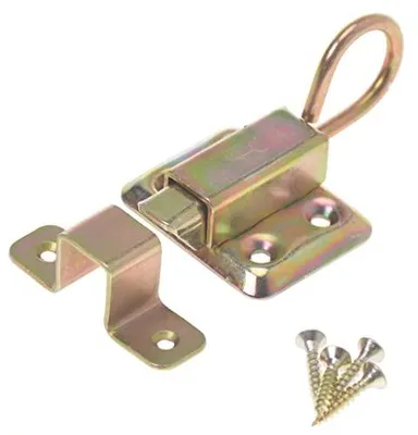 Produktbild von Aqbau® Schnäpper Schnappschloss Oberlichtschnäpper Fensterschloß Verzinkt (Gold)