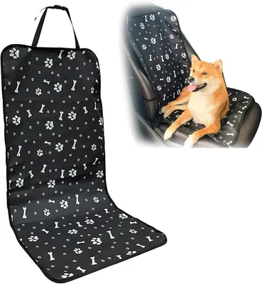 Produktbild von Hundedecke Auto Rückbank Wasserdicht Oxford Universell Schwarz