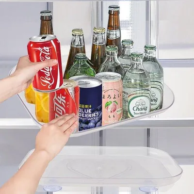 Produktbild von Drehplatte 40cm Antirutsch transparent für Küche