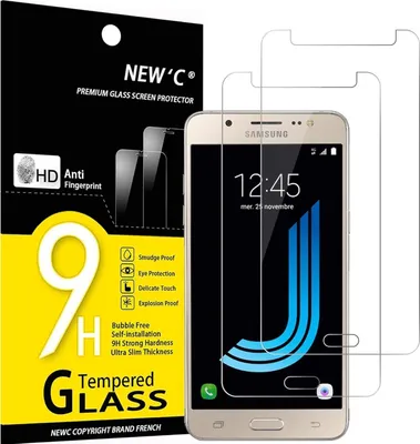 Produktbild von Panzer Schutzglas Samsung Galaxy J5 2016 2er Pack 9H Härte Ultra-klar