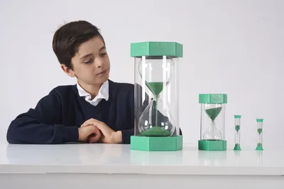 Produktbild von Tickit Mega Sand Timer, Grün, Kunststoff, Unisex, 3 Jahr(e), 1 min, China
