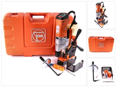 Produktbild von Fein KBU 35 PQW Universal Magnet Kernbohrmaschine bis 35 mm ( 72707261000 ) + 5 tlg. Zubehör Set + Koffer