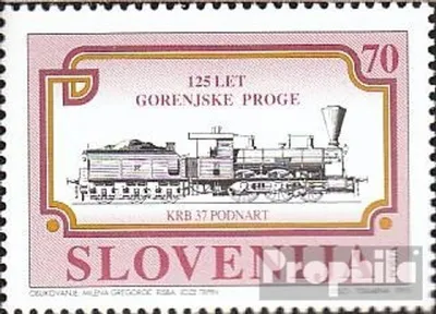 Produktbild von Briefmarken Slowenien 1995 Mi 117 (kompl.Ausg.) postfrisch 125 Jahre Eisenbahnlinie