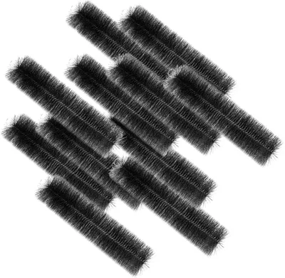 Zdjęcie produktu dla Szczotka filtracyjna Wiltec Black Brush do oczek wodnych, zestaw 24 szczotek filtracyjnych do usuwania najdrobniejszych cząstek, 60 cm x Ø 15 cm, w kolorze czarnym, wykonana z polipropylenu
