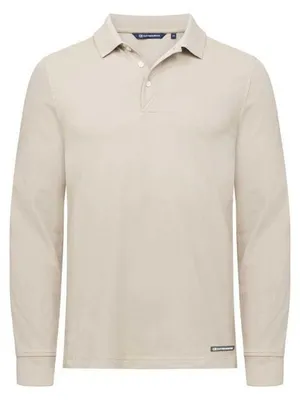 Immagine prodotto di Cutter & Buck - Polo a maniche lunghe "Advantage" da uomo, modello ET105 (taglia XL), colore beige