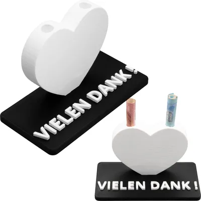 Produktbild von Geschenk Geldgeschenk Geschenkidee Herz Geldscheingeschenk Geburtstag