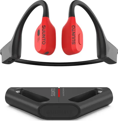 Produktbild von Suunto WING Kopfhörer Kabellos Ohrbügel Sport Bluetooth Schwarz, Rot