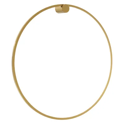 Obrázek produktu pro LED nástěnné svítidlo Saturno, zlaté, 46 W, neutrální bílá, 2500 lm, hliník, rozměry: 80 x 80 x 17 cm, IP44, Milagro