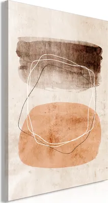 Produktbild von Vlies Leinwandbild - Vibrating Figures (1 Part) Vertical 40x60 cm Abstrakt a-A-0694-b-a