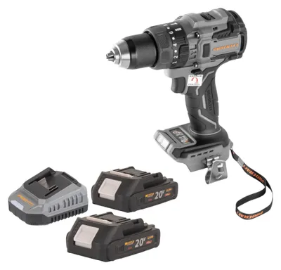 Imagen del producto de Taladro atornillador de impacto a batería Procraft Industrial CD20B-BB de 20 V y 150 Nm sin escobillas + 2 baterías de 2,0 Ah + cargador