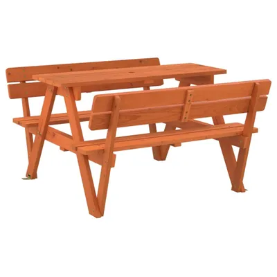 Immagine prodotto di Tavolo da Picnic per 4 Bambini con Foro Ombrellone Legno Abete