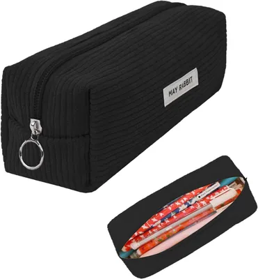 Imagen del producto de Estuche de cordura, gran capacidad, ligero, con cremallera, ideal para la escuela y la oficina