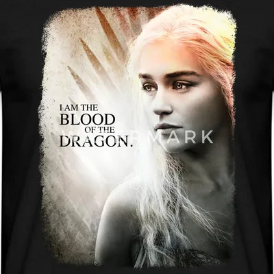 Produktbild von Spreadshirt Game Of Thrones Daenerys Targaryen Spruch Männer T-Shirt, L, Schwarz