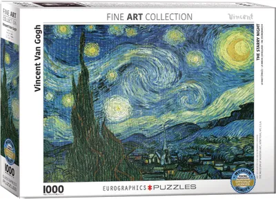 Immagine prodotto di puzzle da 1000 pezzi Vincent van Gogh Notte stellata
