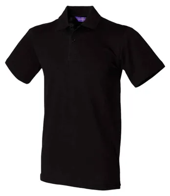 Produktbild von Henbury - Poloshirt für Herren, Stretch, Piqué LT3995 (XXL) (Schwarz)