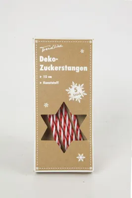 Produktbild von TrendLine Zuckerstangen aus Kunststoff 15 cm, 5 Stück