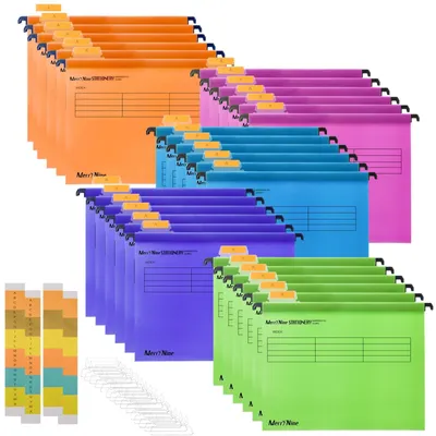 Productafbeelding van A4 Ophangmappen Set van 30 met Tabbladen