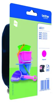 Immagine prodotto di Cartuccia d'inchiostro compatibile Brother LC221MBP Magenta