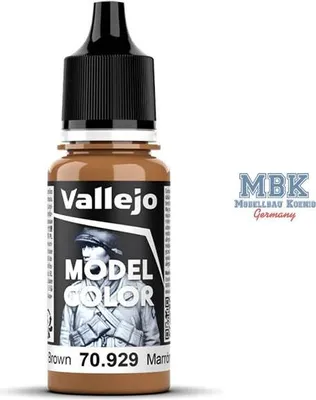Productafbeelding van Vallejo 70.929, 17 ml, bruin, mat, fles