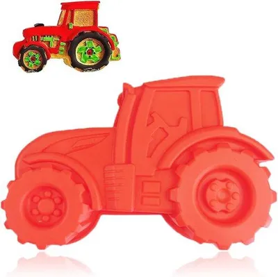 Produktbild von Kinderbakvorm 3D - Traktorform für Geburtstagskuchen und Desserts