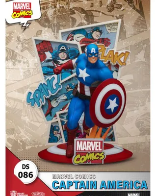 Obrázok produktu pre Marvel Comics D-Stage PVC dioráma Kapitán Amerika 16 cm