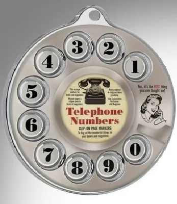 Produktbild von Lesezeichen 'Telephone Numbers'