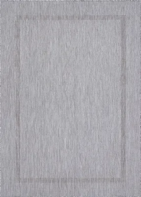 Image de Tapis de couloir résistant aux intempéries, couleur argent, 80x250 cm, unie