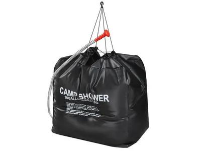 Produktbild von Tragbare Solardusche 40 Liter für warmes Wasser beim Camping und Outdoor, 40x40x24cm